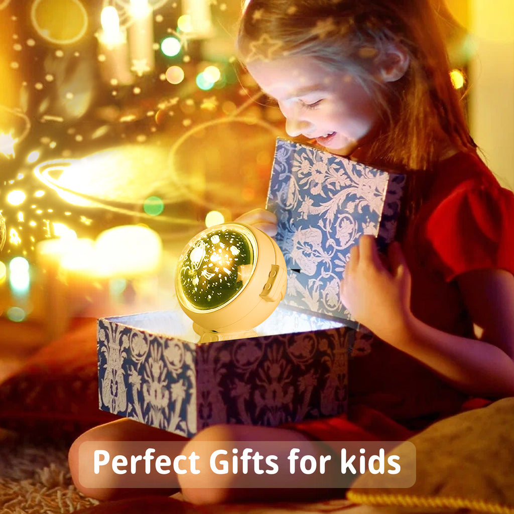 Galaxy Star Projector Starry Sky Night Light Astronaut Lamp Room Decr Gift Child Kids Baby Christmas Spaceman Projection - NeoTech