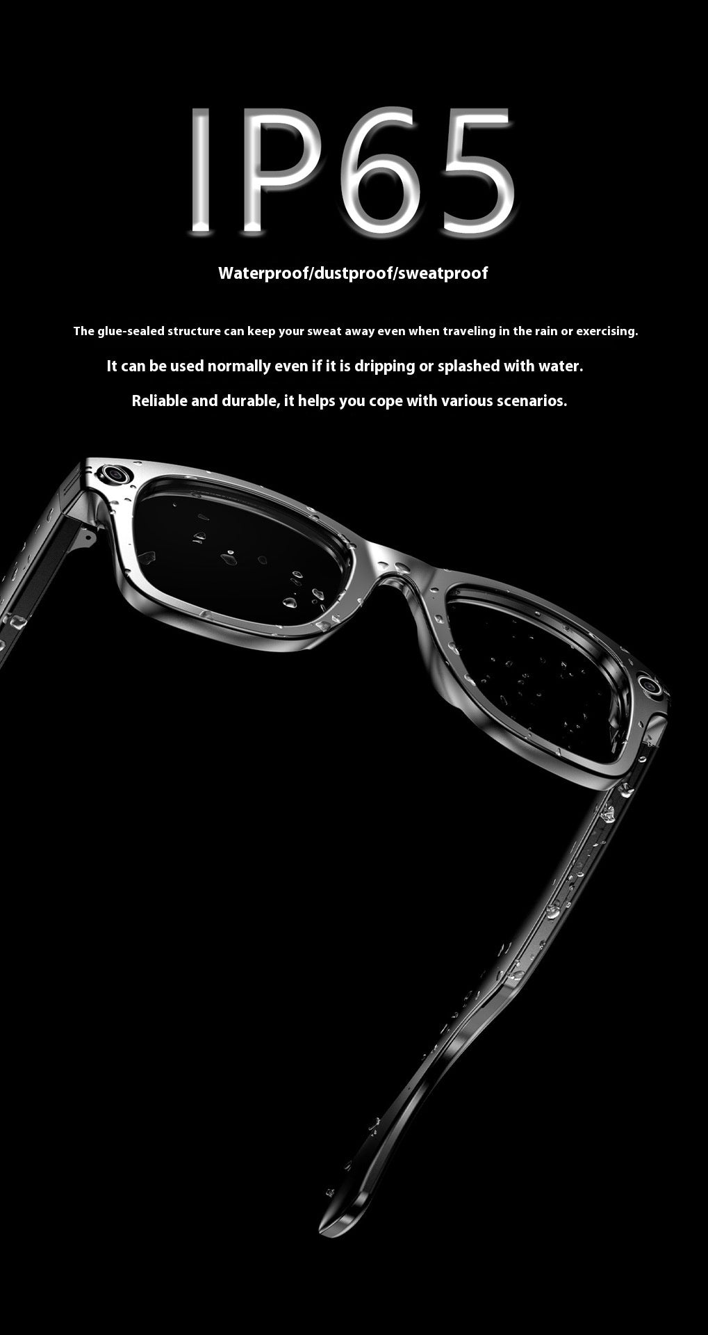 Ai Three - generation Smart Bluetooth Glasses Magnetic Frame Sunglasses Men - NeoTech