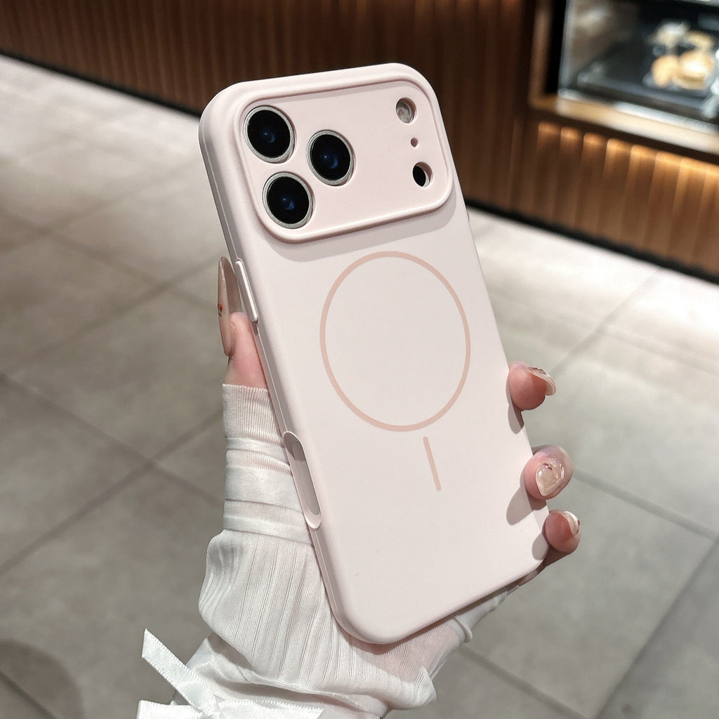 Applicable To 17 Fine Circle Magnetic Phone Case Liquid Silicone - NeoTech