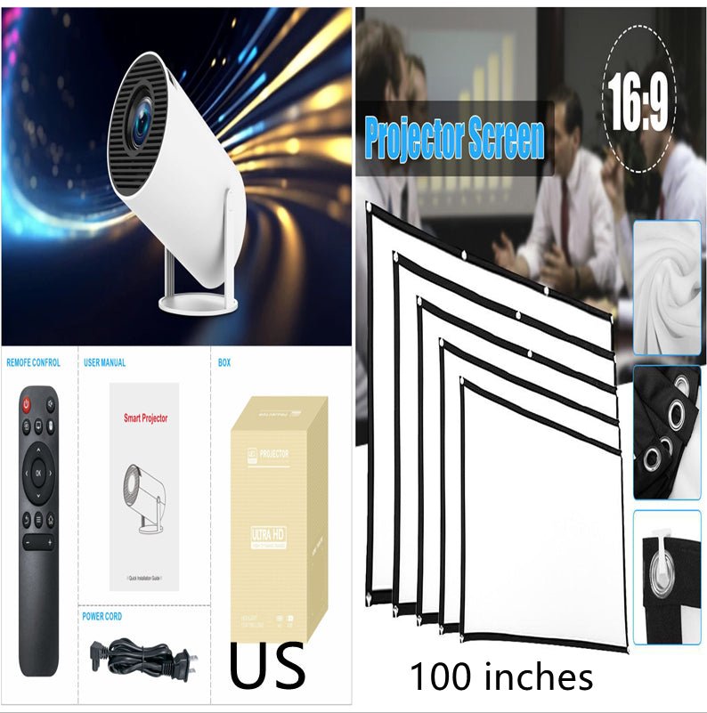 HY300 Pro Projector Home Theater Entertainment Portable Small Projector - NeoTech