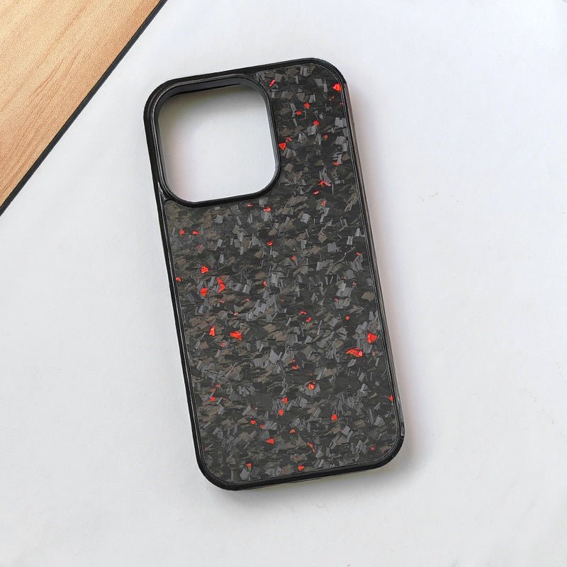 Gold Foil Carbon Fiber Forged Grain Phone Case - NeoTech