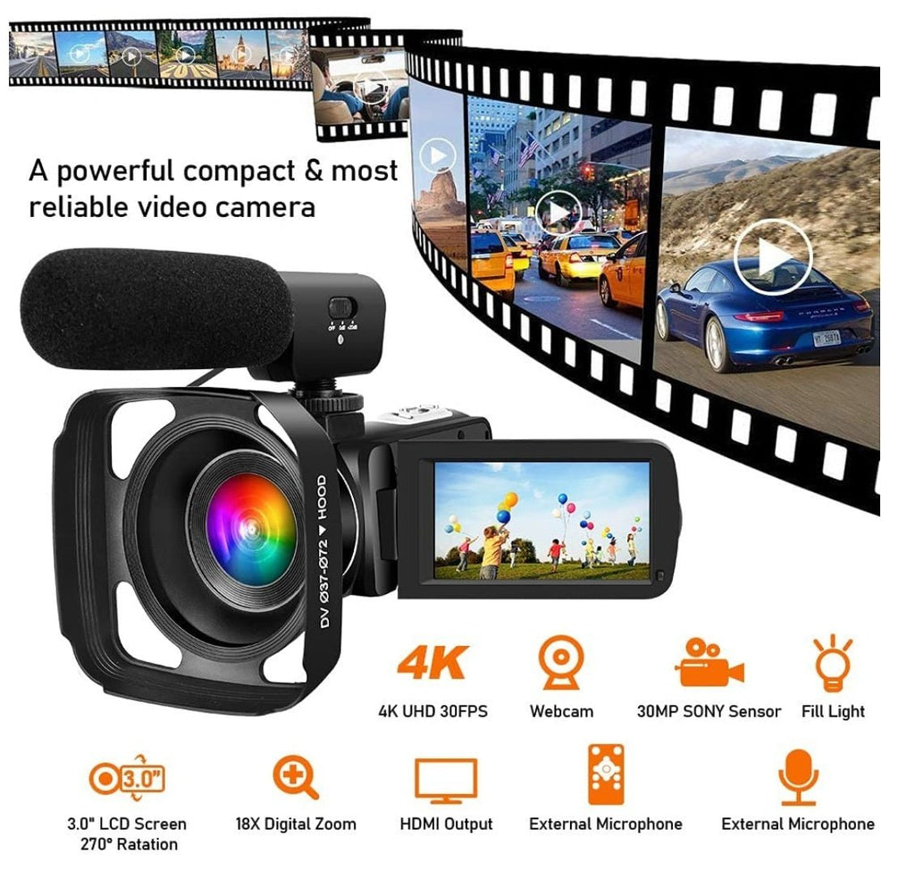 English Product 27K HD 48 Million Pixel Digital Video Camera Home Travel Camera DV06S - NeoTech