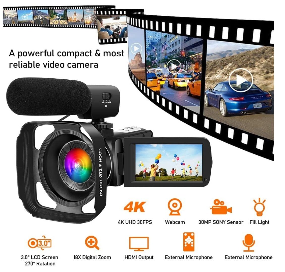 English Product 27K HD 48 Million Pixel Digital Video Camera Home Travel Camera DV06S - NeoTech