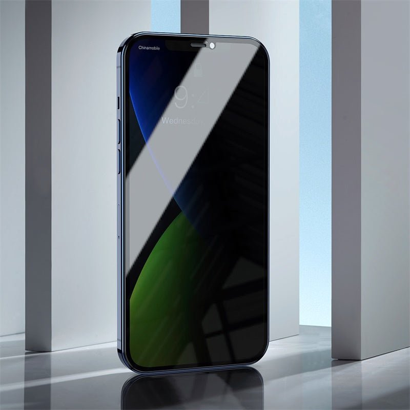 0.3mm Full Screen Curved Privacy Tempered Tempered Film For IP 5.4 Inch Two Pieces Black - NeoTech