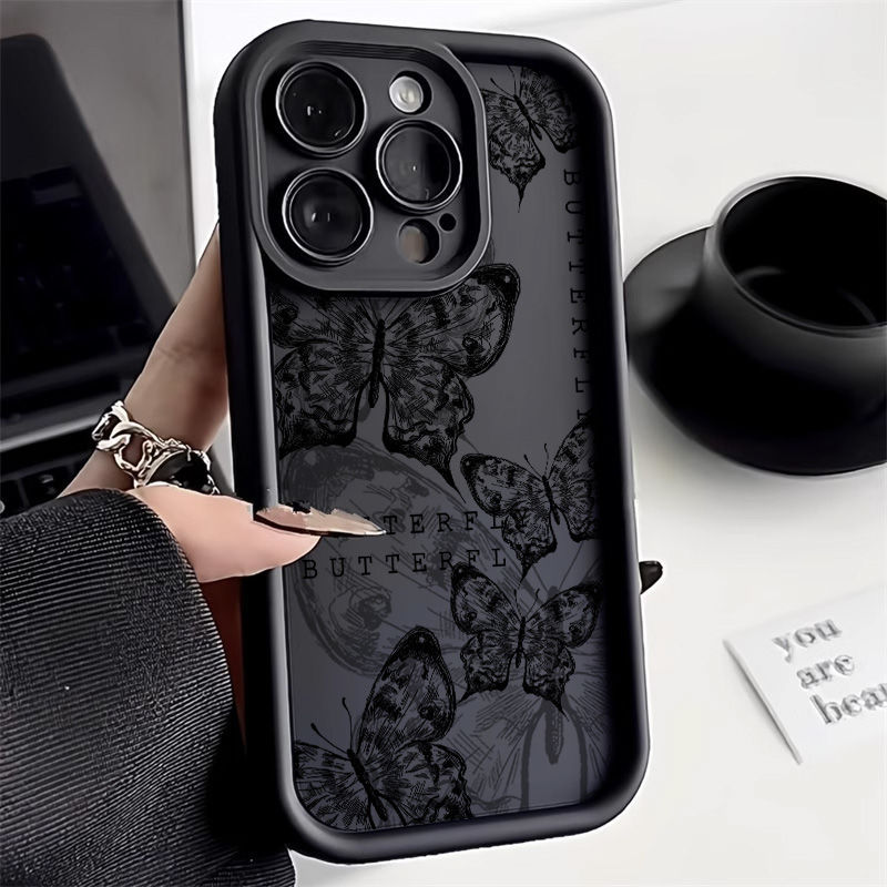 Retro Butterfly Print Drop - resistant Phone Case - NeoTech
