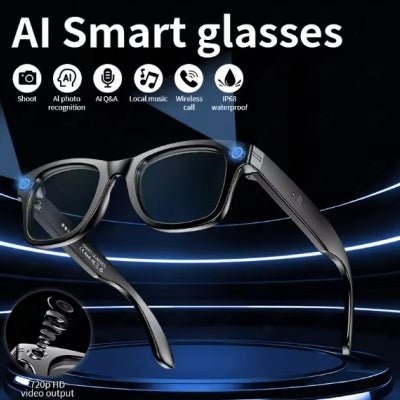 Ai Three - generation Smart Bluetooth Glasses Magnetic Frame Sunglasses Men - NeoTech