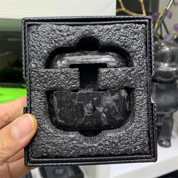 Protective Cover Carbon Fiber Forged Bluetooth Earbuds Case - NeoTech