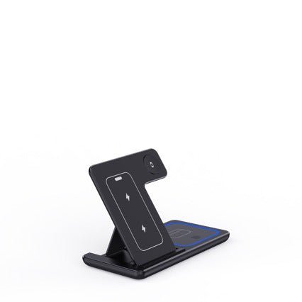 15W 3 In 1 LED Fast Wireless Charger Stand Foldable Charging Station For Smart Phone 15 14 13 12 11 IWatch 9 8 7 6 5 Airpods Pro - NeoTech