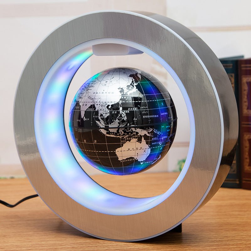 Round LED World Map Floating Globe Magnetic Levitation Light Anti Gravity Magic - NeoTech