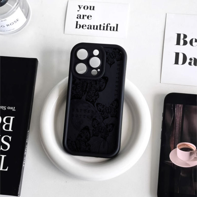 Retro Butterfly Print Drop - resistant Phone Case - NeoTech