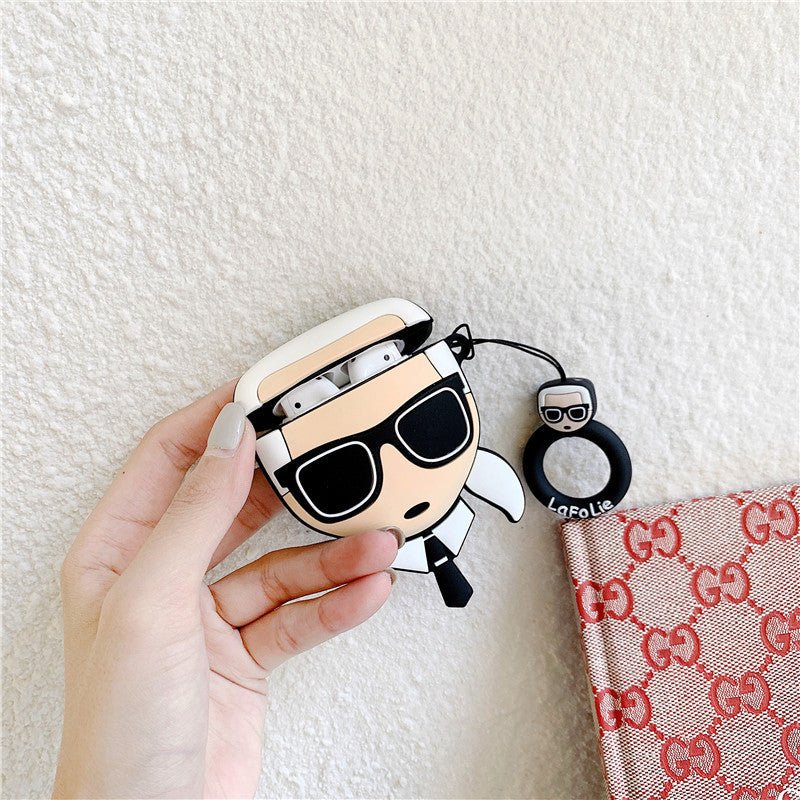 Compatible with Apple, Cartoon Cute Character Airpods 1 2 Generation Protective Box - NeoTech