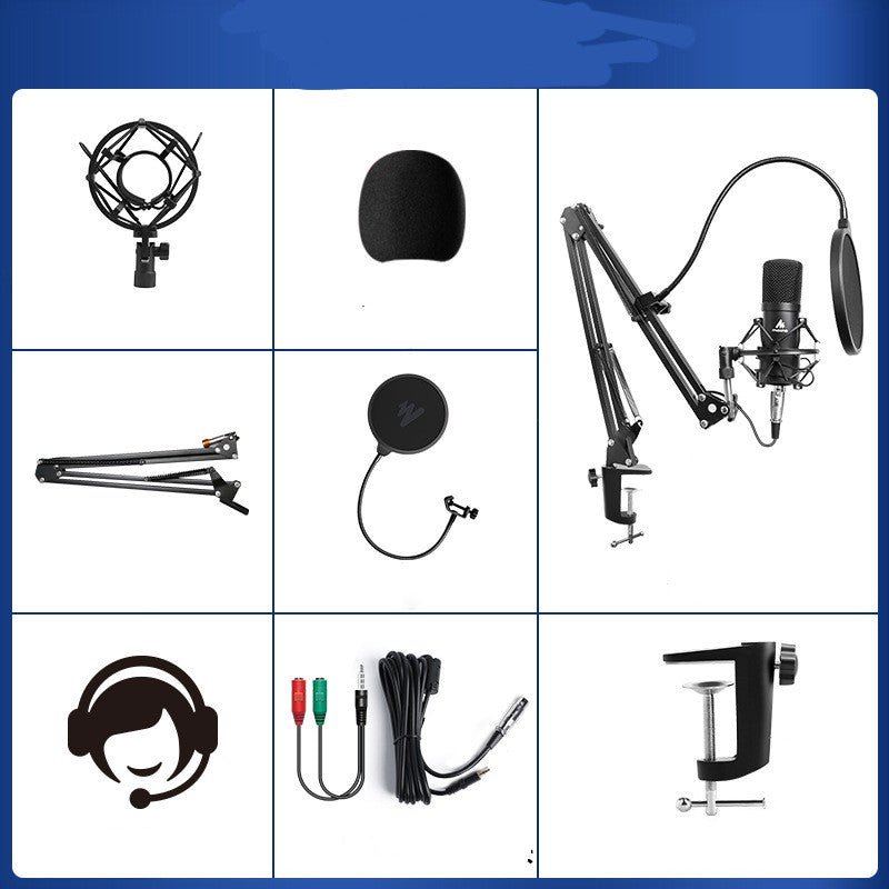 Mobile Phone K Song Capacitor Computer Recording Microphone Wired Microphone Mic - NeoTech