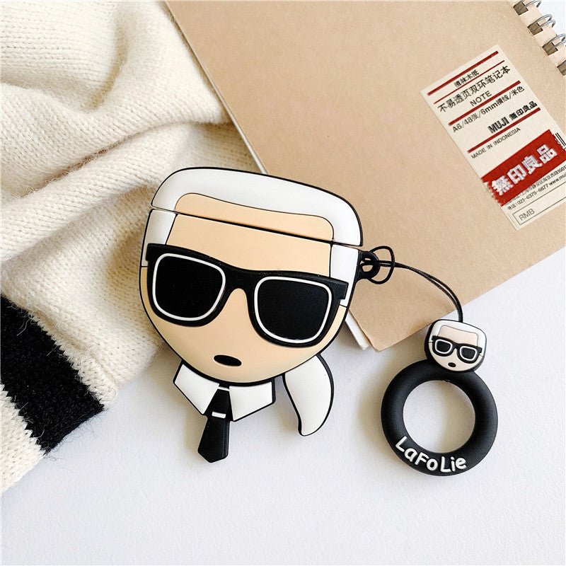 Compatible with Apple, Cartoon Cute Character Airpods 1 2 Generation Protective Box - NeoTech