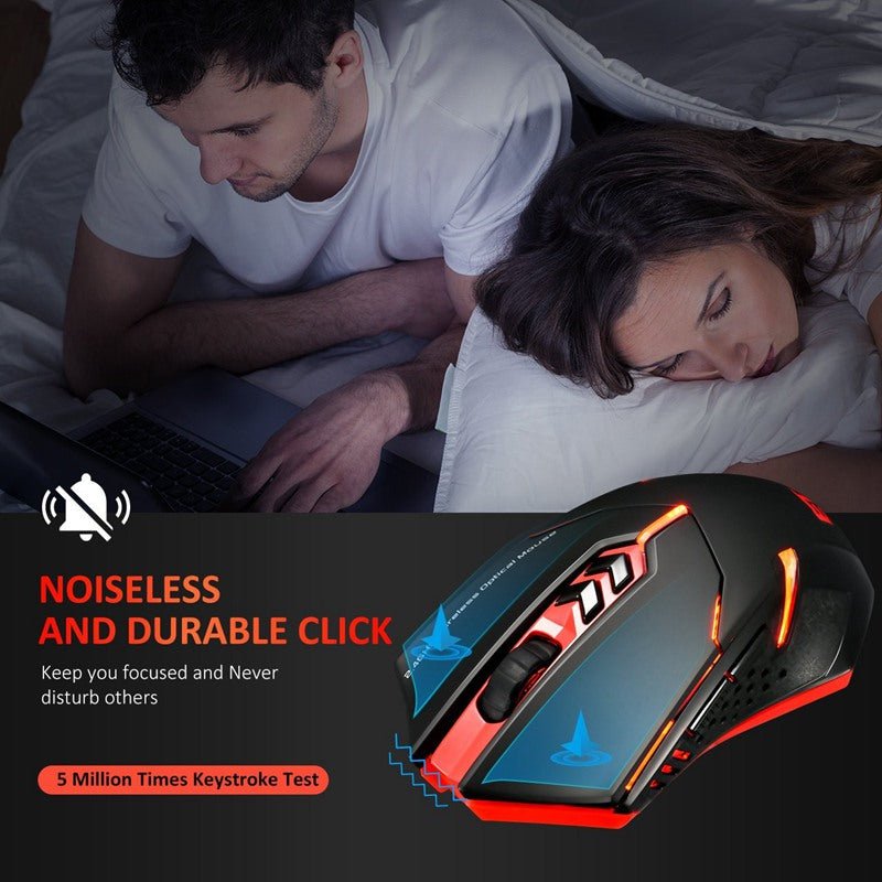 Power - Saving Silent Luminous Wireless Mouse - NeoTech