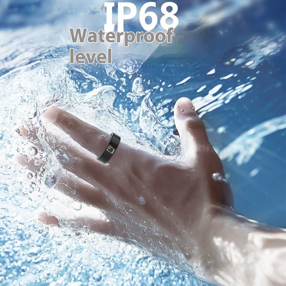 Ceramic Smart Ring Heart Rate Blood Oxygen Sleep Waterproof - NeoTech