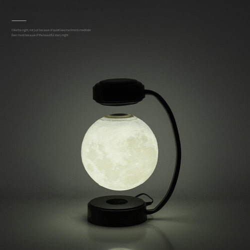 3D LED Moon Night Light Wireless Magnetic Levitating Rotating Floating Ball Lamp For School Office Bookshop Home Decoration - NeoTech