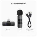 Wireless Microphone Collar Clip Mobile Live Shooting Video Recording Radio - NeoTech