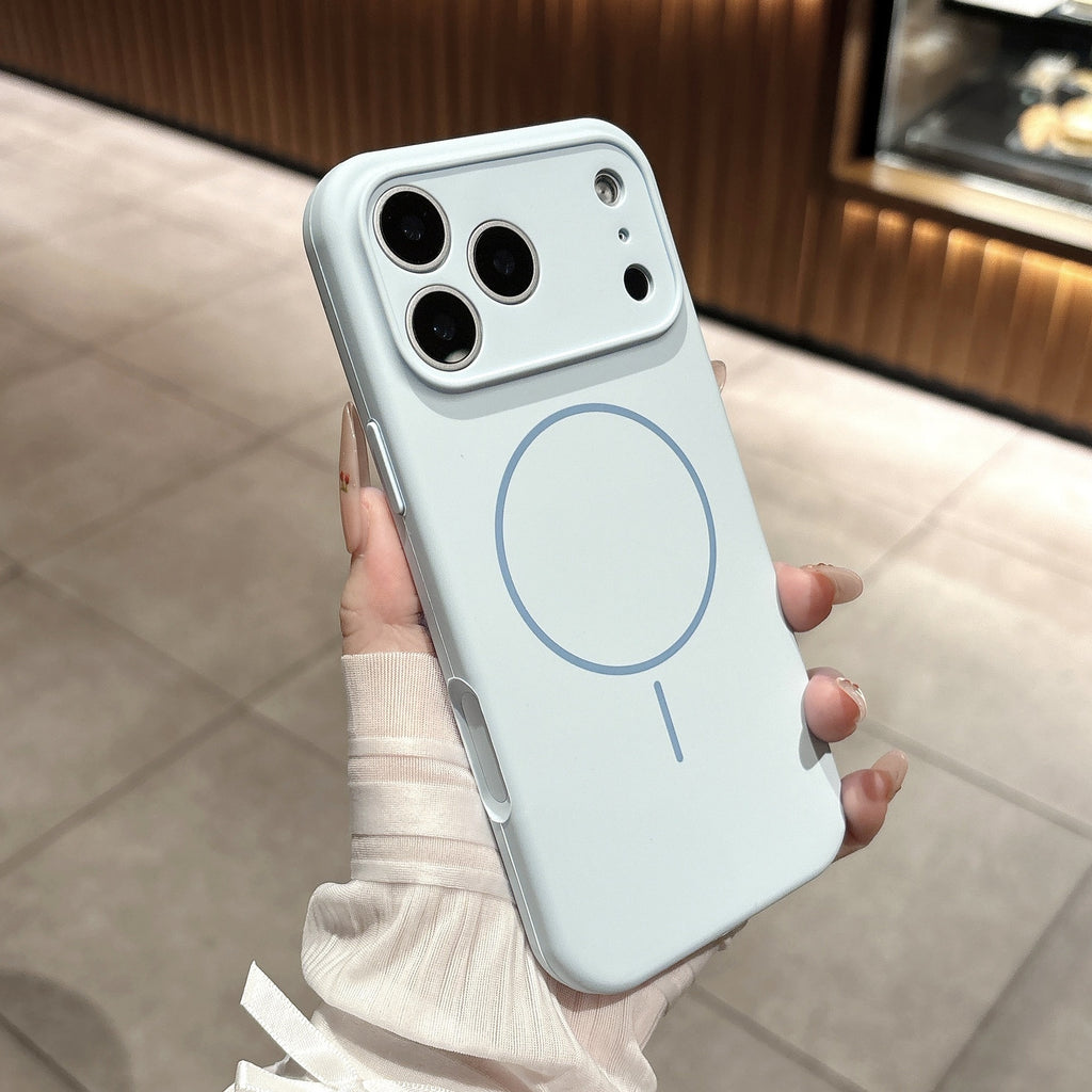 Applicable To 17 Fine Circle Magnetic Phone Case Liquid Silicone - NeoTech