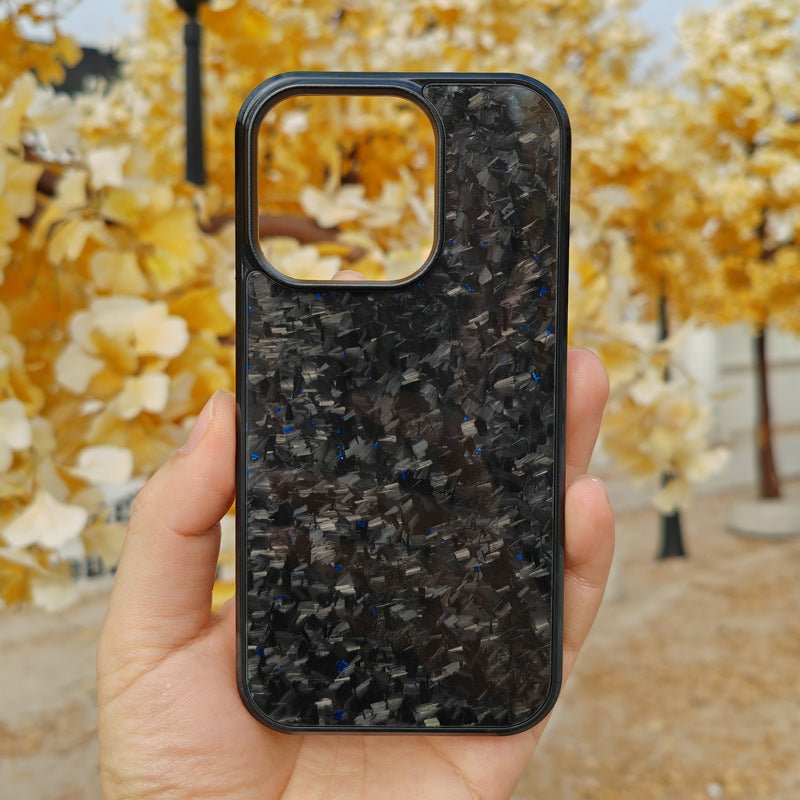 Gold Foil Carbon Fiber Forged Grain Phone Case - NeoTech