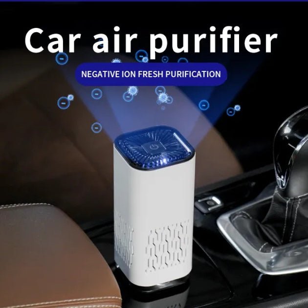 Car Air Purifier Portable Negative Ion Generator Remove Formaldehyde Dust Smoke Air Freshen Washer For Home Car - NeoTech