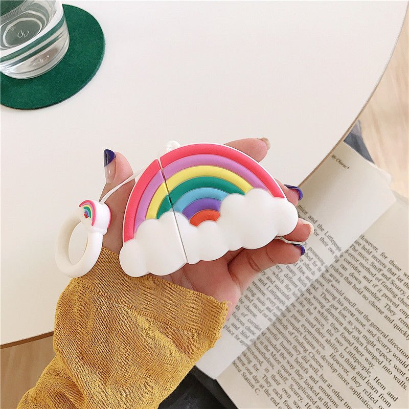 Rainbow Cloud Headphone Protective Case Silicone - NeoTech
