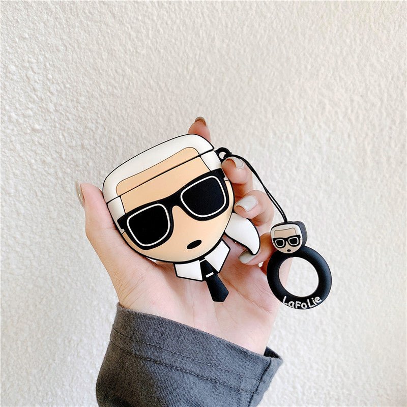 Compatible with Apple, Cartoon Cute Character Airpods 1 2 Generation Protective Box - NeoTech