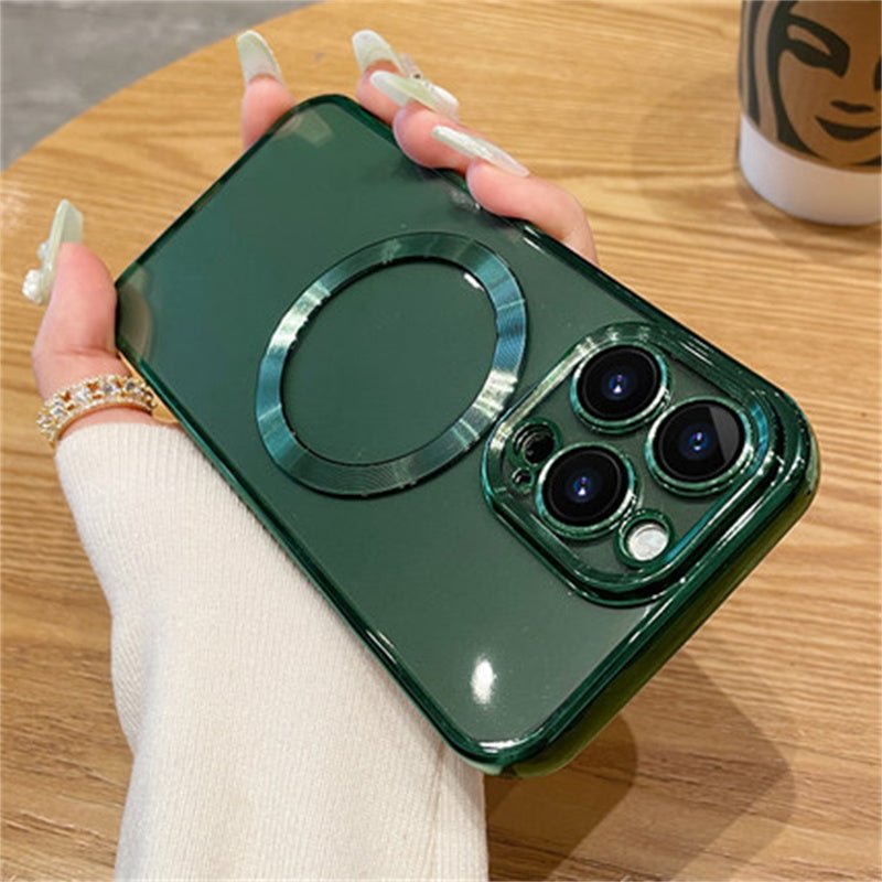 Creative Lens Film Plating Magnetic Suction Phone Case Protector - NeoTech