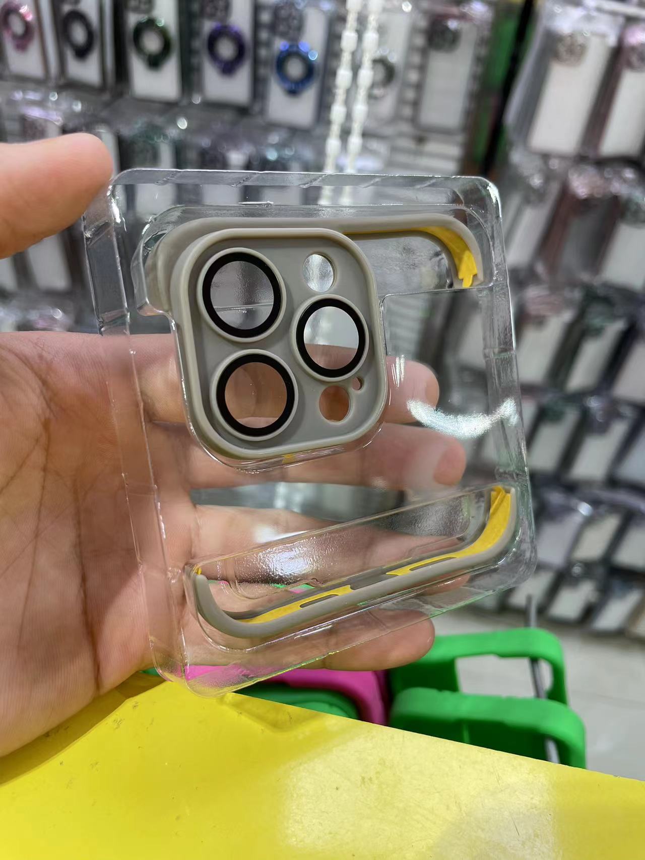 Mobile Phone Case With Glass Lens Film TPU Without Frame - NeoTech