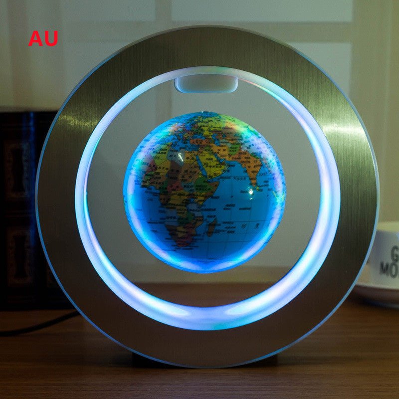 Round LED World Map Floating Globe Magnetic Levitation Light Anti Gravity Magic - NeoTech