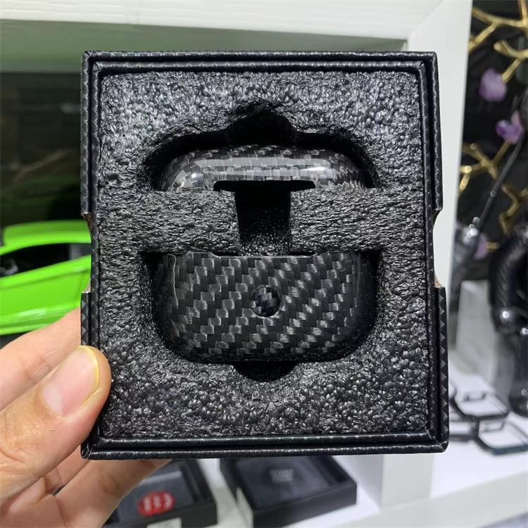 Protective Cover Carbon Fiber Forged Bluetooth Earbuds Case - NeoTech