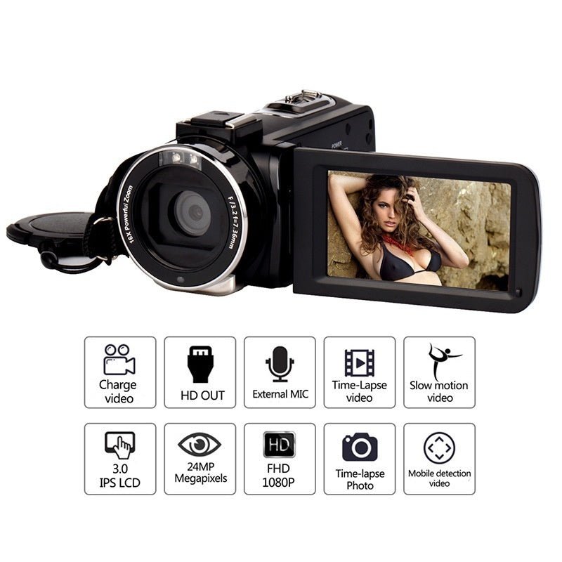 English Product 27K HD 48 Million Pixel Digital Video Camera Home Travel Camera DV06S - NeoTech