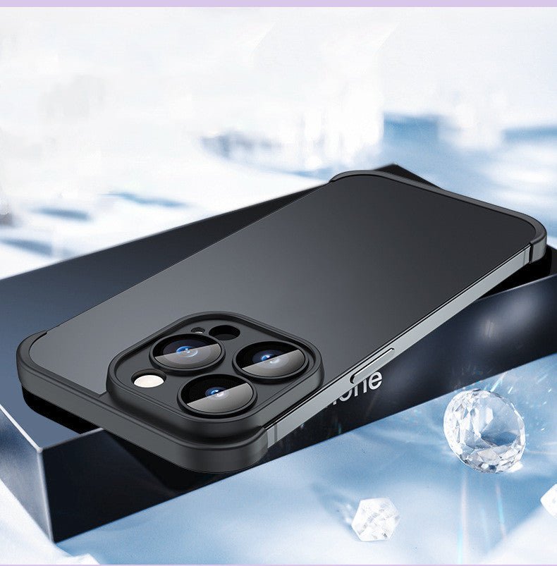Mobile Phone Case With Glass Lens Film TPU Without Frame - NeoTech