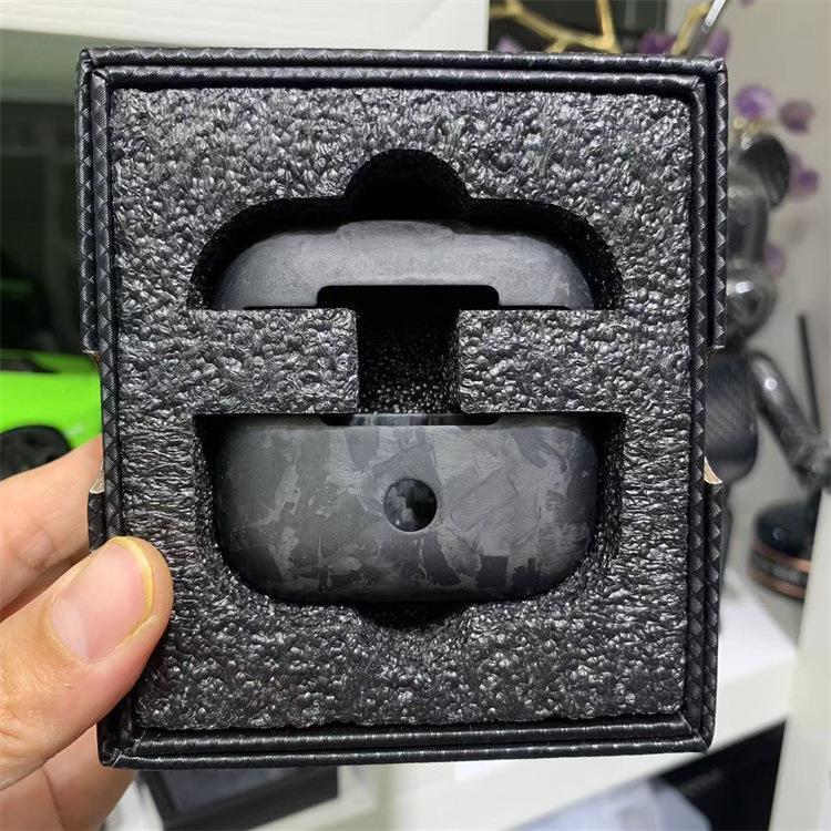 Protective Cover Carbon Fiber Forged Bluetooth Earbuds Case - NeoTech