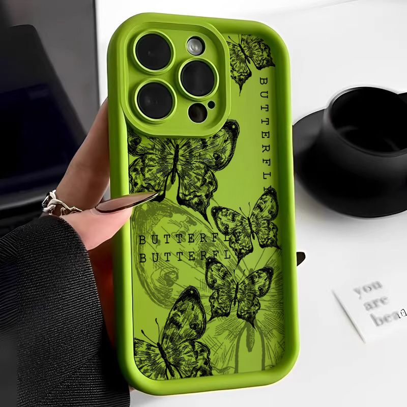 Retro Butterfly Print Drop - resistant Phone Case - NeoTech