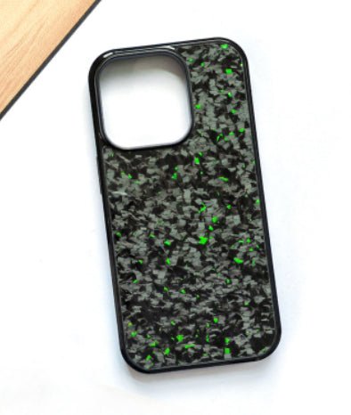 Gold Foil Carbon Fiber Forged Grain Phone Case - NeoTech