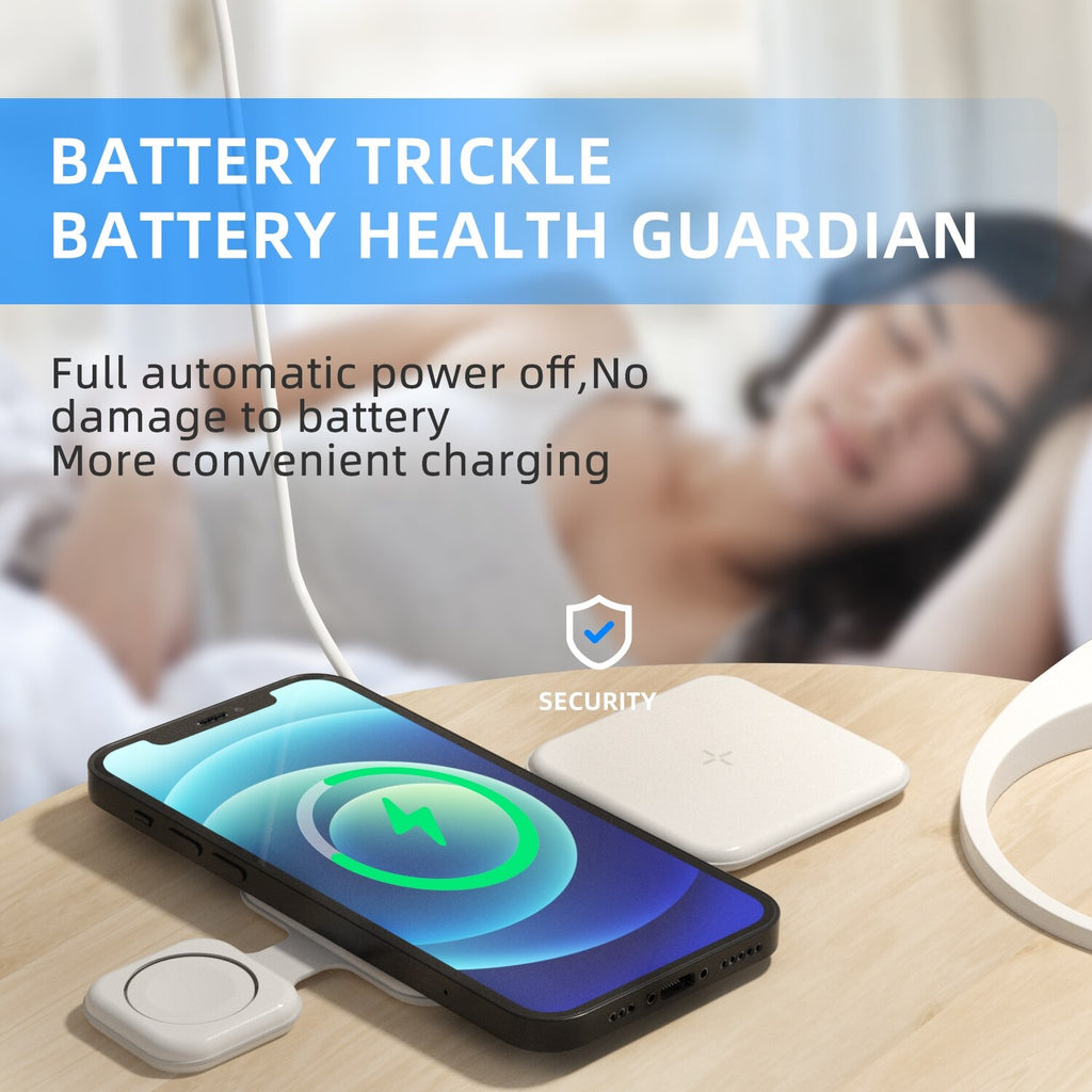 3 In 1 Magnetic Foldable Wireless Charger Charging Station Multi - device Folding Cell Phone Wireless Charger Gadgets - NeoTech