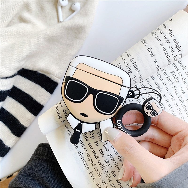 Compatible with Apple, Cartoon Cute Character Airpods 1 2 Generation Protective Box - NeoTech