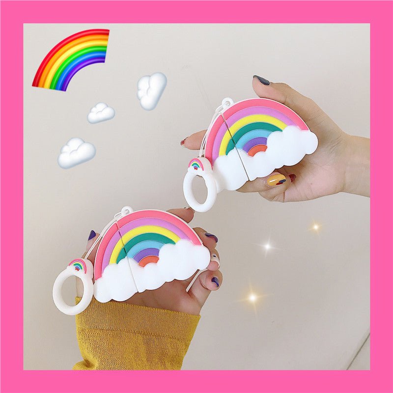 Rainbow Cloud Headphone Protective Case Silicone - NeoTech