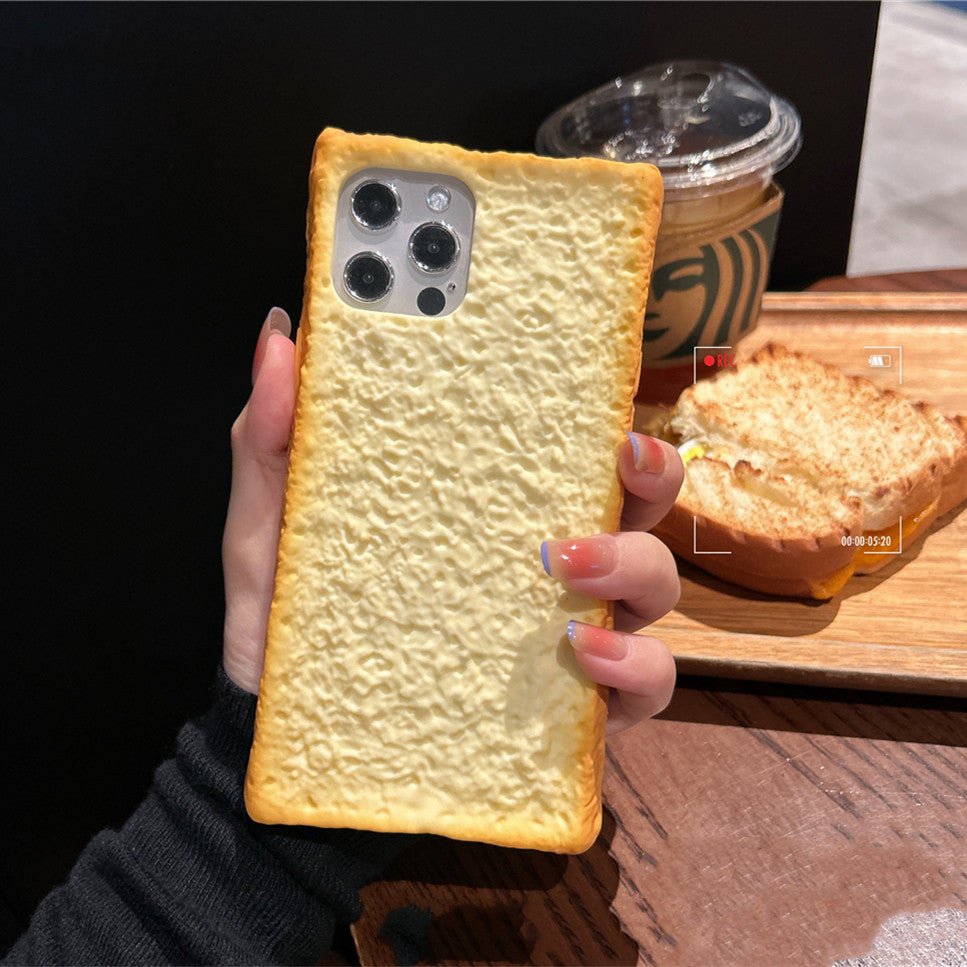 Soft Silicone Toast Bread Anti Falling Mobile Phone Case - NeoTech
