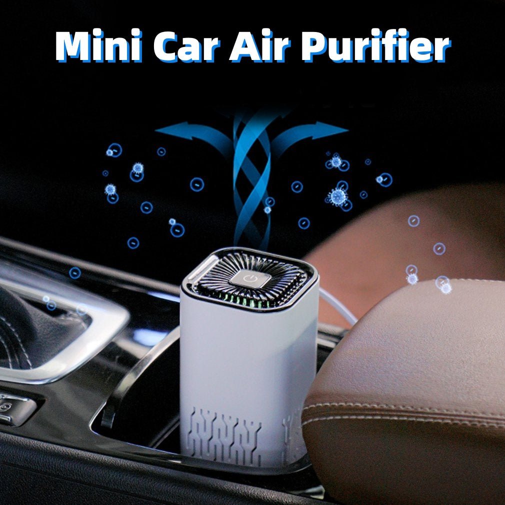 Car Air Purifier Portable Negative Ion Generator Remove Formaldehyde Dust Smoke Air Freshen Washer For Home Car - NeoTech