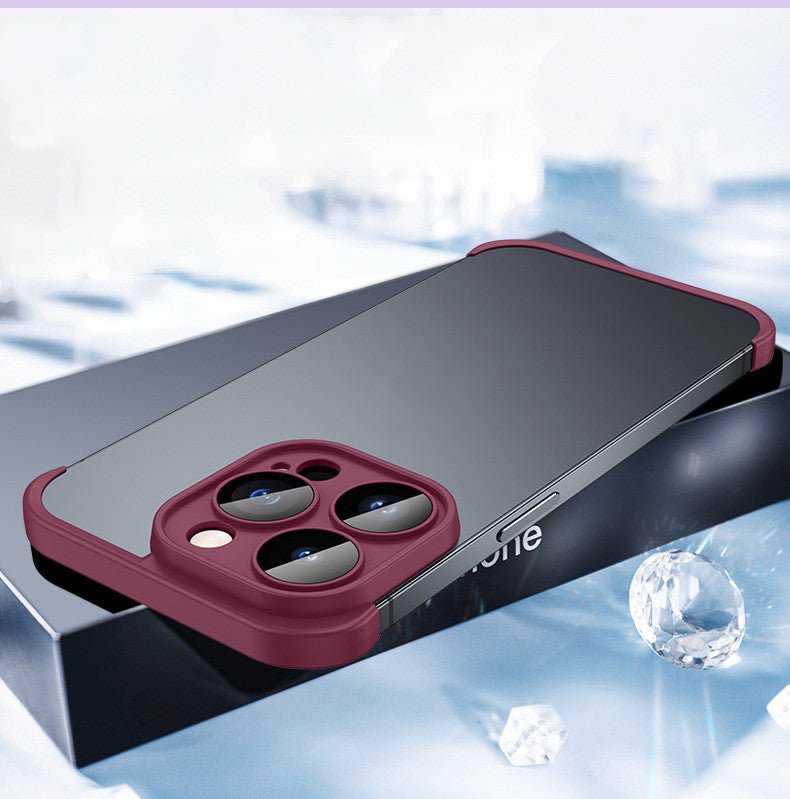 Mobile Phone Case With Glass Lens Film TPU Without Frame - NeoTech