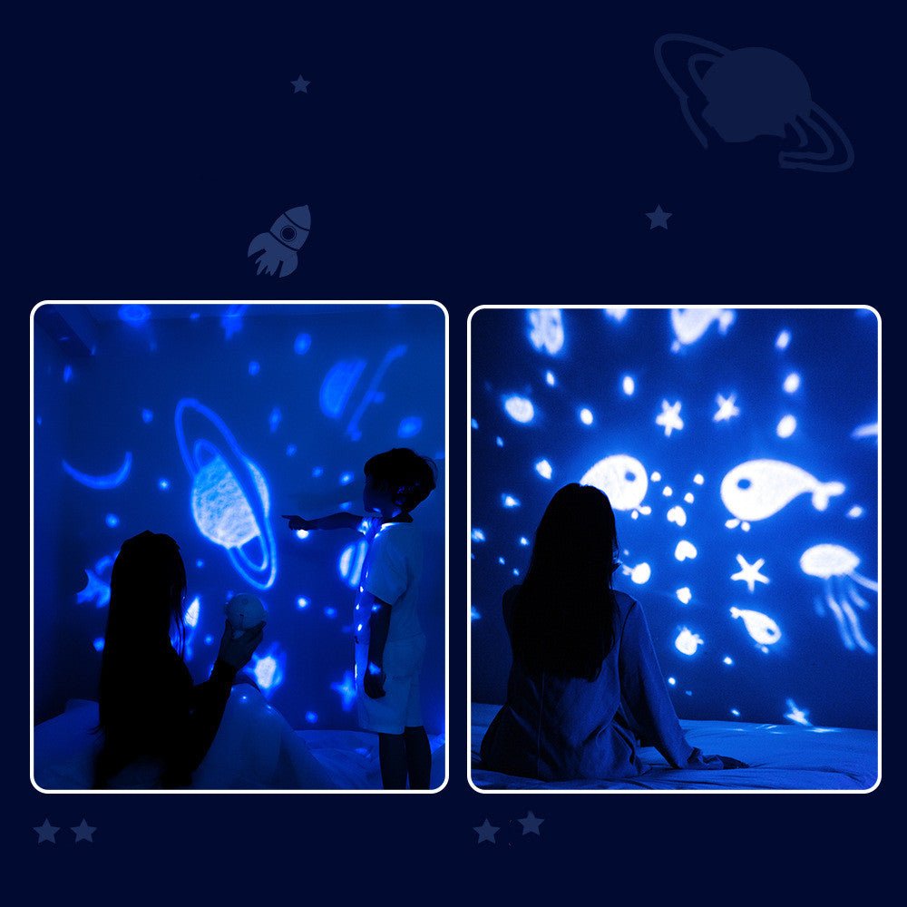 Galaxy Star Projector Starry Sky Night Light Astronaut Lamp Room Decr Gift Child Kids Baby Christmas Spaceman Projection - NeoTech