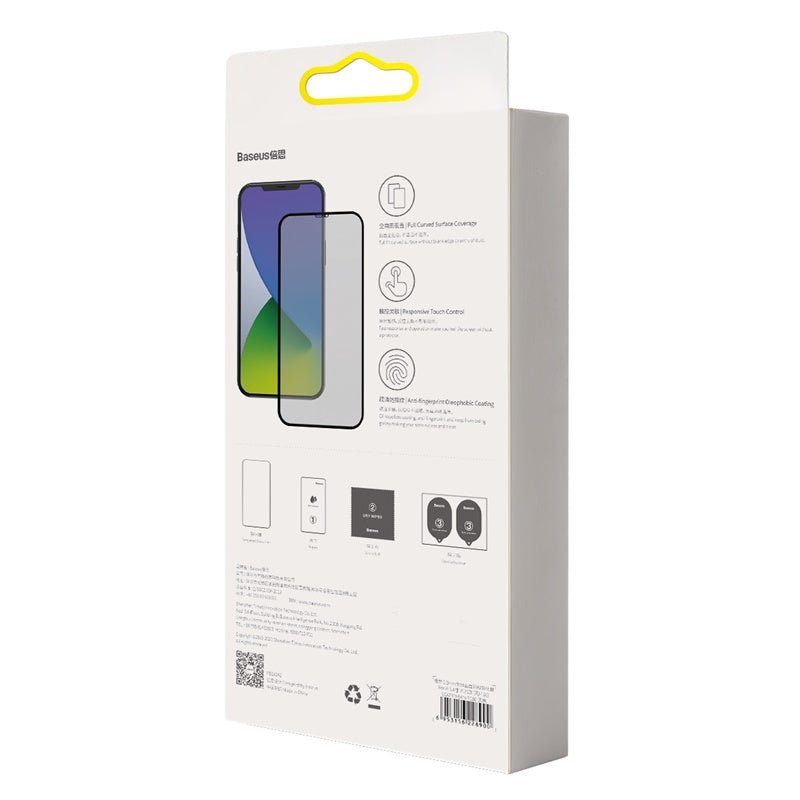 0.3mm Full Screen Curved Privacy Tempered Tempered Film For IP 5.4 Inch Two Pieces Black - NeoTech